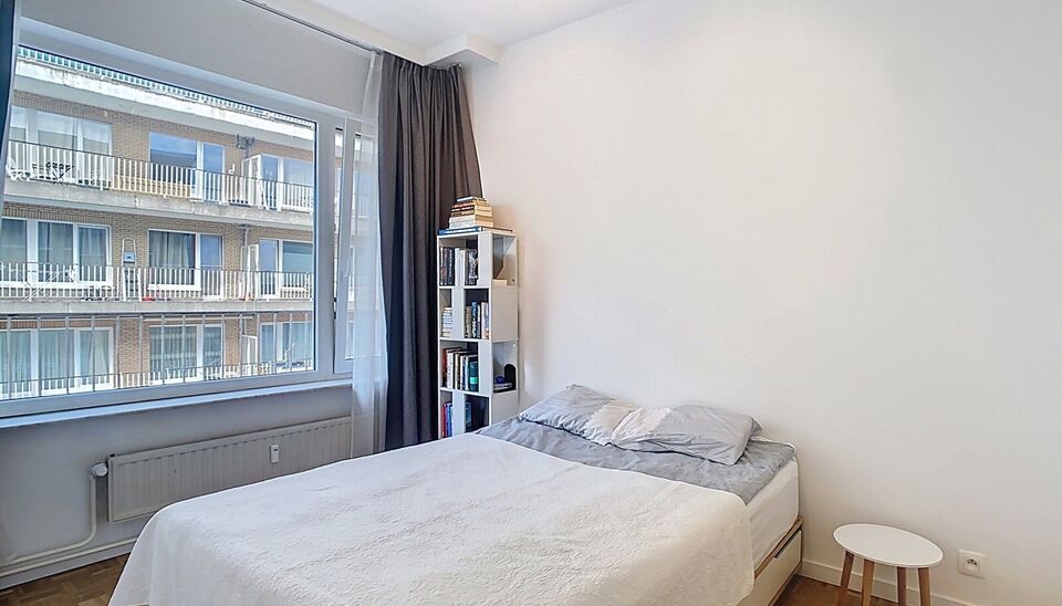 Dit gerenoveerd 1-slaapkamer appartement bevindt zich in een goed onderhouden gebouw. vlakbij Park Spoor Noord. Via de inkomhal betreedt u de lichtrijke woonkamer (ca.17m²) aan de achterzijde gelegen. De keuken (ca.7m²) bevindt zich aansluitend en is vo