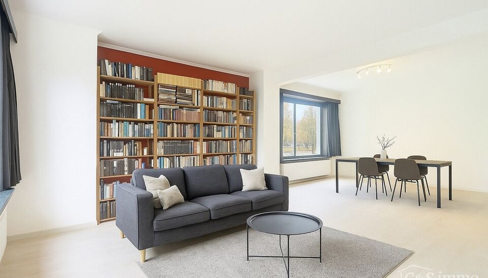 Dit hoekappartement op de eerste verdieping bevindt zich in een goed onderhouden gebouw op het Frederik Van Eedenplein te Linkeroever, een toplocatie vlak bij winkels, scholen, sportaccommodaties en openbaar vervoer. Bovendien ligt het pand aan een gezell