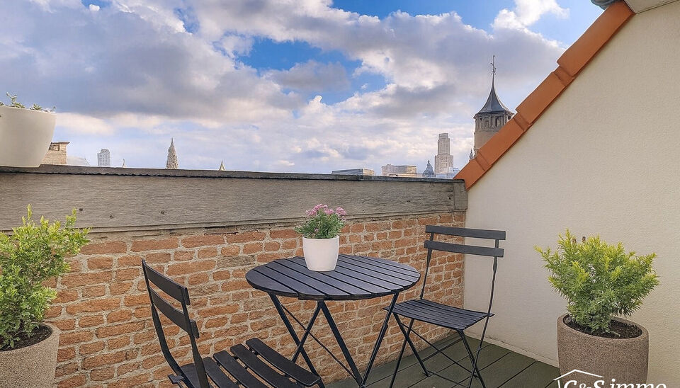 In een voormalige neoclassicistische burgerwoning, volledig gerenoveerd en omgevormd tot een kleinschalig appartementsgebouw met EPC-label B, vind je dit stijlvolle appartement van 60 m&sup2;. Instapklaar wonen in het hart van Antwerpen!

Het appartement bevi