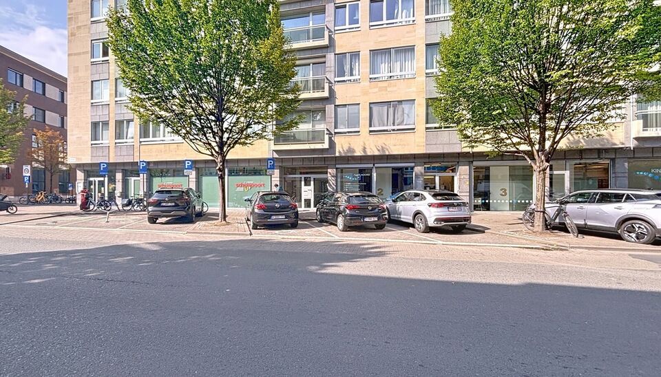 Op wandelafstand van het groene Park Spoor Noord bevindt zich dit recent gerenoveerde dakappartement.
Bij het binnenkomen tref je een inkomhal met ingebouwde kasten en aansluiting voor een wasmachine. De lichtrijke woonkamer (ca. 25 m&sup2;) met tegelvloer be