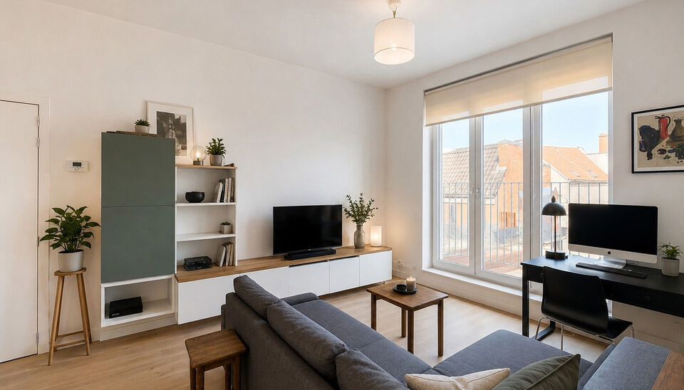 Ontdek dit instapklare appartement op de vierde verdieping van een recent gebouw (2018), ideaal gelegen op wandelafstand van Park Spoor Noord en met maar liefst 3 terrassen! Dankzij de moderne afwerking, energiezuinigheid en uitstekende ligging is dit de 