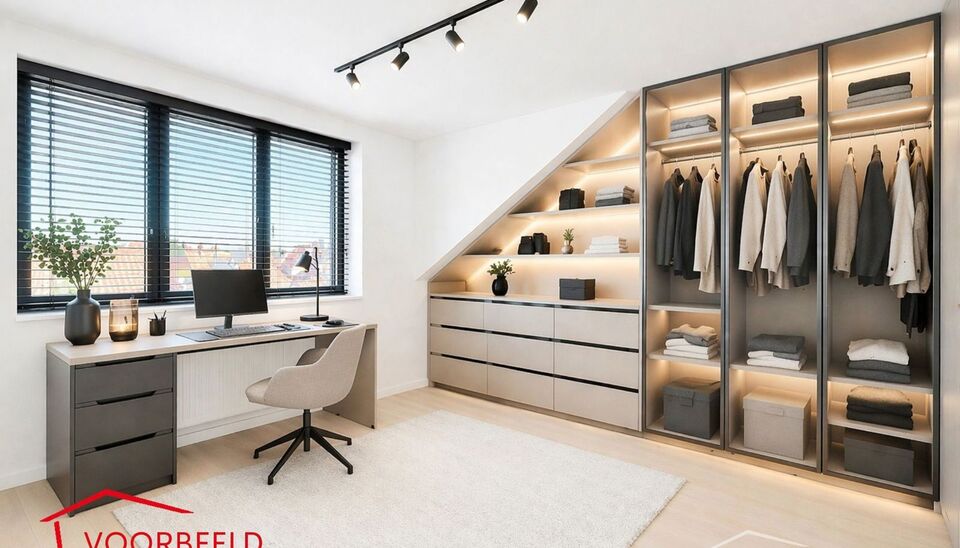 Tip top afgewerkt duplex appartement met terras en 2 slaapkamers.  Dit appartement biedt een perfecte balans tussen comfort en stijl, gelegen in de levendige en vernieuwende wijk Stuivenberg. Bij binnenkomst inkomhal met een apart toilet. De lichtrijke le