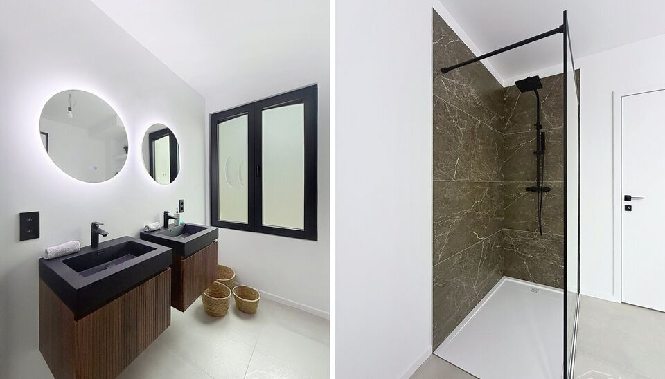 Deze smaakvol gerenoveerde woning ligt in de aangename woonwijk Mariaburg, op wandelafstand van winkels en openbaar vervoer. Bij het binnenkomen wordt u verwelkomd in een gezellige inkomhal. De ruime leefruimte (ca. 33 m&sup2;) met keramische parketvloer slui