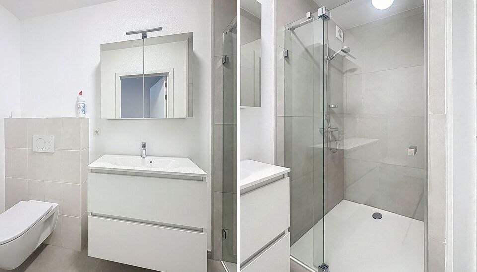 Deze prachtig gerenoveerde studio op de gelijkvloerse verdieping is een unieke kans voor wie op zoek is naar comfort, modern wonen én een buitenruimte. De woning is volledig vernieuwd en afgewerkt met kwalitatieve materialen, waardoor ze meteen instapkla