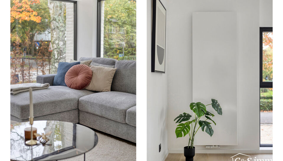 Een lichtrijke karaktervolle open bebouwing met zonnige tuin op 560m². De woning is gerenoveerd in 2025 en gelegen op de grens met Vriesdonk op wandelafstand van het centrum.
De lichtrijke inkomhal verwelkomt u en zet meteen de toon voor het warme interi